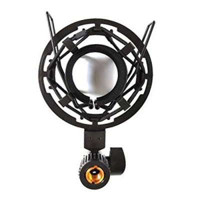 Afbeelding van Microfoonstandaard compatibel, Studio Shock Mount, Condensator Mic Microfoon Houder Adapter Klem, voor de meeste grote membraancondensatormicrofoons (zwart)