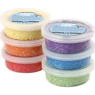 Afbeelding van Foam Clay kleiset Metallic 6 x 14 gram 7 delig (78811)