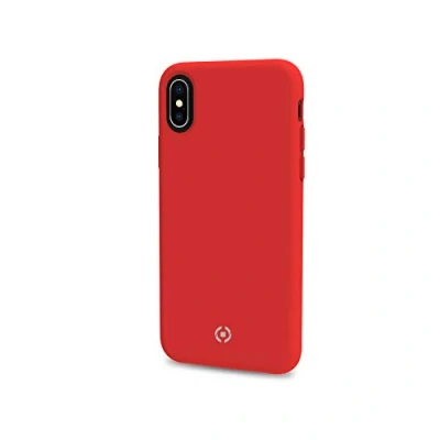 Afbeelding van celly feeling silicone back cover geschikt voor Apple iphone x max / xs rood