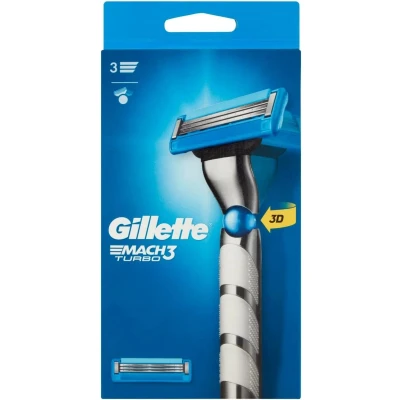 Afbeelding van Gillette Mach3 Turbo Scheerhouder voor Mannen 1 mesje