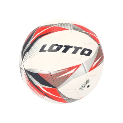 Afbeelding van Lotto Voetbal J all white navy blue fiery coal, Maat: 5, coal