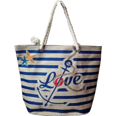 Afbeelding van Strandtas Big Shopper Zwemtas XL Anker