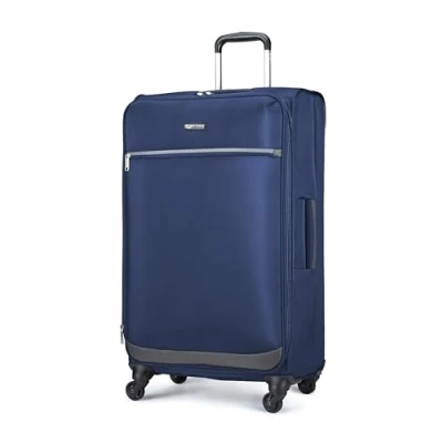 Afbeelding van Amazon Basics Rol reistrolley, Donkerblauw, 74 cm, 1 delige set