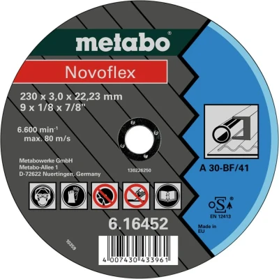 Afbeelding van Metabo Accessoires Doorslijpschijf Ø 115x2,5x22,2 staal Novoflex 25 stuks 616442000