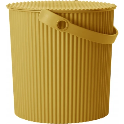 Afbeelding van Hachiman Opbergbak Omnioutil Opbergemmer Medium 10 Liter Mosterd Geel 28,2x26,7x26,5cm