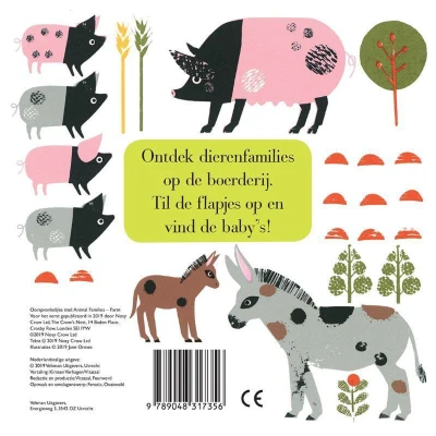 Afbeelding van Flapjes boek: Dierenfamilie&#039;s Boerderij 2+