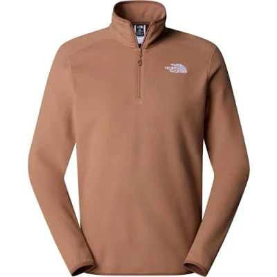 Afbeelding van The North Face Glacier 1/4 ZIP Fleece trui, Heren, Maat: XS, Latte