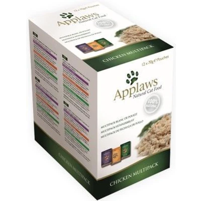 Afbeelding van Applaws Cat Chicken in Broth Multipack 12 x 70 g