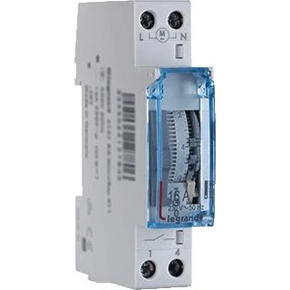 Afbeelding van Legrand microrex w11 analoog weekklok 230v 412783