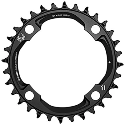 Afbeelding van Tandwiel sram 38t x sync 2 eagle steek 104 12 speed zw ZWART