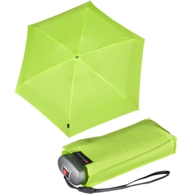 Afbeelding van Knirps zakparaplu reizen, Geel UV bescherming, 93 cm, Compact, helder gekleurd