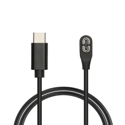 Afbeelding van kwmobile USB oplaadkabel type c geschikt voor Shokz Aeropex AS800 / OpenRun Pro Mini OpenComm ASC100SG Kabel smartwatch in zwart