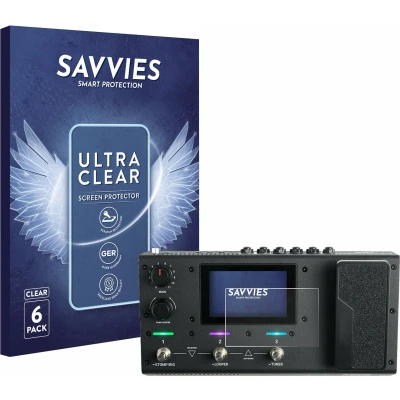Afbeelding van Savvies Screenprotector voor Headrush MX5 Folie Beschermfolie transparant (6 Stuks)