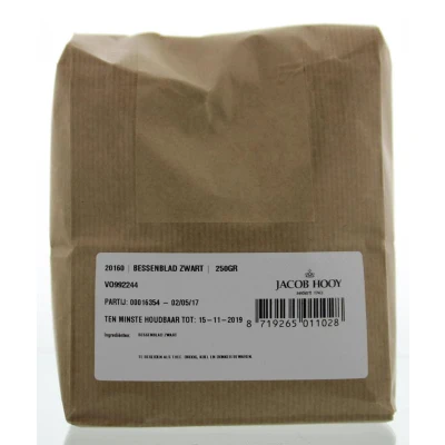 Afbeelding van Jacob Hooy Bessenblad Zwart, 250 gram