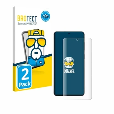Afbeelding van BROTECT Screenprotector voor Samsung Galaxy S25 Edge Folie Beschermfolie transparant volledig dekking (2 Stuks)