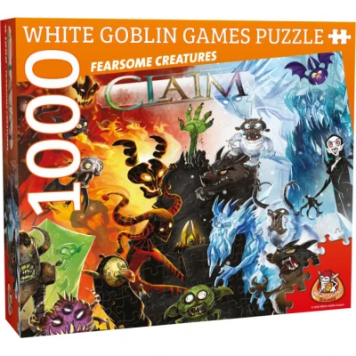 Afbeelding van White Goblin Games Claim Puzzle: Fearsome Creatures