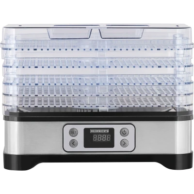 Afbeelding van Heinrich’s HDR 8502 voedseldroger 250W 5 laags 35C tot 70C LCD display Timer