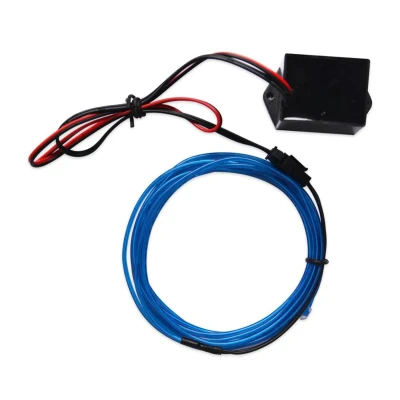 Afbeelding van EL wire BLAUW interieur verlichting 12 Volt 2 meter
