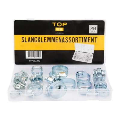 Afbeelding van Topgear Assortiment slangklemmen 26 delig