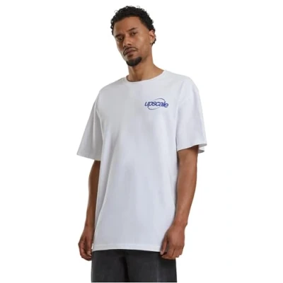 Afbeelding van Upscale by Mister Tee GOOD LIFE Tshirt print, Heren, Maat: 3XL, White