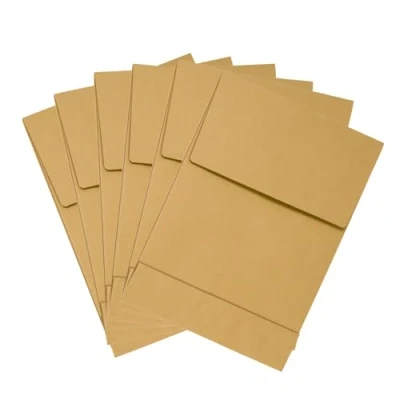 Afbeelding van Emerson 50 enveloppen DIN B5 bruin, 176 x 250 mm, 120 g, zakelijke enveloppen, rechte klep, kleefkleefmiddel zonder venster, grote letters, B5,