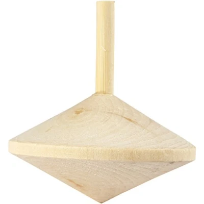 Afbeelding van Creativ Company Houten Tol Naturel, Ø 5,5cm