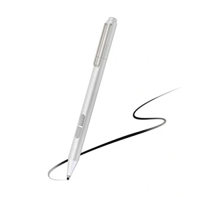 Afbeelding van Uogic Pen for Microsoft Surface, Palm Rejection, 1024 Levels Pressure, Flex &amp; Soft HB Nib, Compatible with Surface Pro/Book/Laptop/Go, Including 2 Spare Nibs AAAA Battery