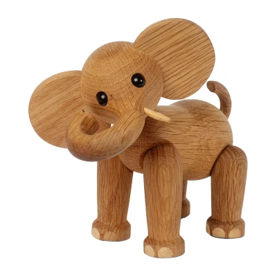 Afbeelding van Spring Copenhagen Ollie decoratie olifant Eikenhout esdoorn