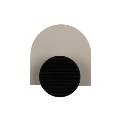 Afbeelding van Present Time Coat Hanger Single Knob Warmgrijs
