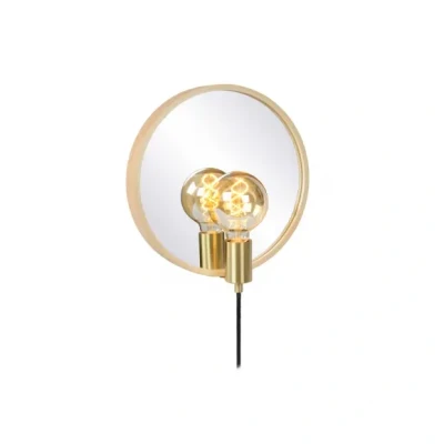 Afbeelding van Lucide REFLEX Spiegellamp 1xE27 Licht hout