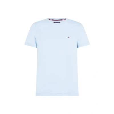 Afbeelding van Tommy Hilfiger Stretch SLIM FIT TEE Tshirt basic, Heren, Maat: XS, Blue
