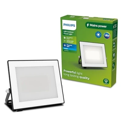 Afbeelding van Philips Lois floodlight Zwart 30W Koel wit licht; 5000K Verstraler
