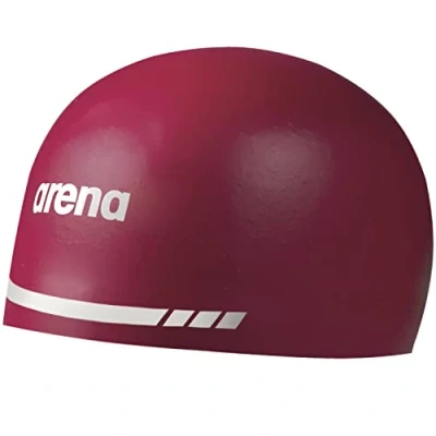 Afbeelding van Arena 3D Soft USA Unisex Racing badmuts voor dames en heren, 100% siliconen, rood, extra groot