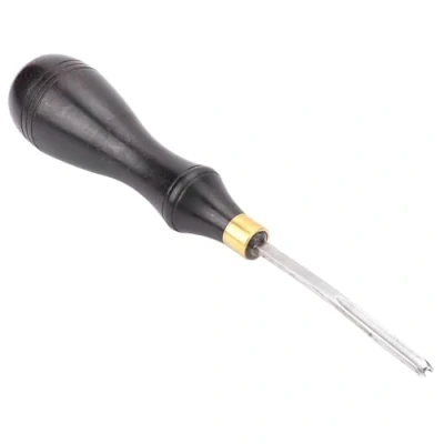 Afbeelding van Craft Edge Beveler Leathercraft Houten handvat Tool Snijden Afschuining Leather Skiver voor DIY Craft(1.8mm)