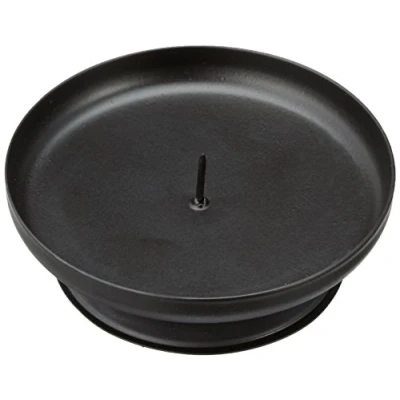 Afbeelding van Genware nev pch7 stompkaarshouder, 75 mm diameter, zwart