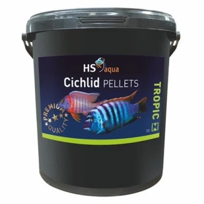 Afbeelding van HS Aqua Cichlid Pellets Medium 10 ltr