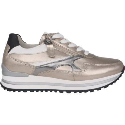 Afbeelding van Gabor 56.562.82 dames sneaker zilver maat 40.5 (EU) 7 (UK)