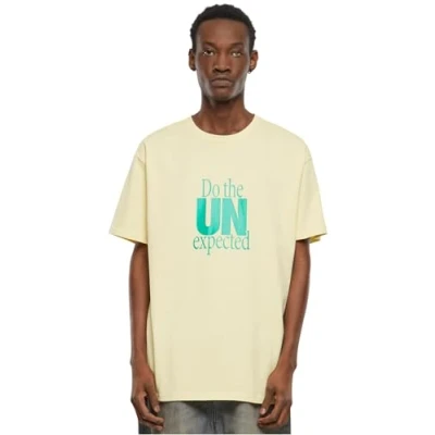 Afbeelding van Upscale by Mister Tee DO THE Unexpected Tshirt print, Heren, Maat: Large, Softyellow