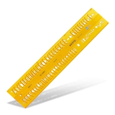 Afbeelding van Aristo Ar 5301/7 Lettersjabloon 7Mm H Profiel Schriftvorm B Recht