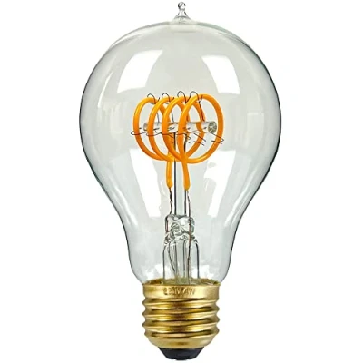 Afbeelding van LigthingDesigner Edison Lamp Led A60 Crown 4W Dimbaar E27 220 / 240V Quad Loop Filament Vintage Gloeilamp (Helder)