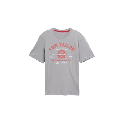 Afbeelding van TOM TAILOR T shirt voor heren, 30992 Formeel Grey, XXL