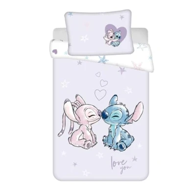 Afbeelding van Disney Lilo &amp; Stitch BABY Dekbedovertrek, Angel en 135 x 100 cm Katoen
