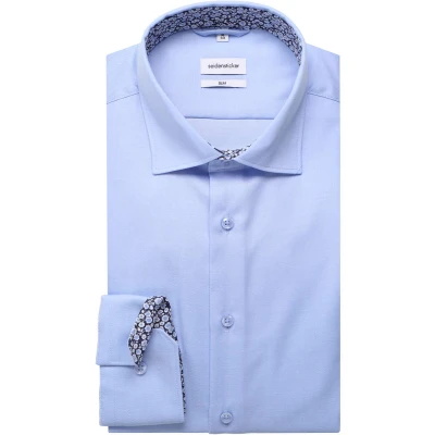 Afbeelding van Seidensticker Slim Fit Overhemd ML6 (vanaf 68 CM) lichtblauw