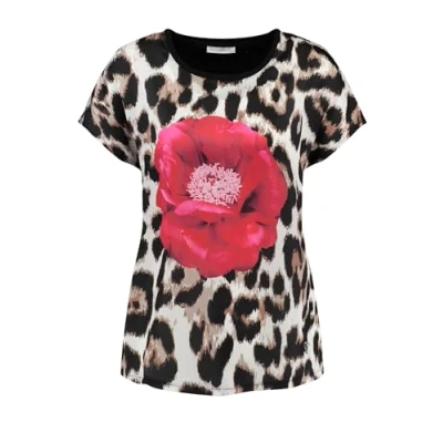 Afbeelding van Key Largo Round Tshirt print, Dames, Maat: Medium, Black