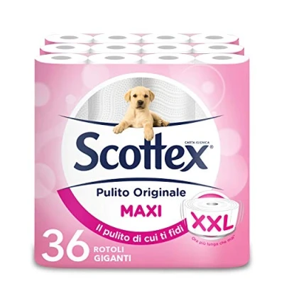 Afbeelding van Scottex Origineel Maxi toiletpapier, 36 rollen à 500