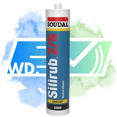 Afbeelding van Soudal Silirub 2S 300ml RAL 9002 (grijs