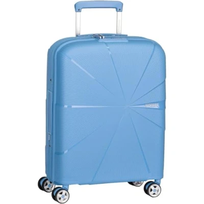 Afbeelding van American Tourister Starvibe Spinner 55 EXP tranquil blue Harde Koffer