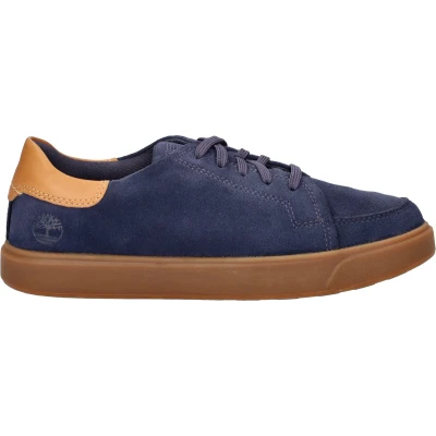 Afbeelding van Timberland LOW Sportieve veterschoenen, Heren, Maat: 41, Navy suede Leer/ synthetisch