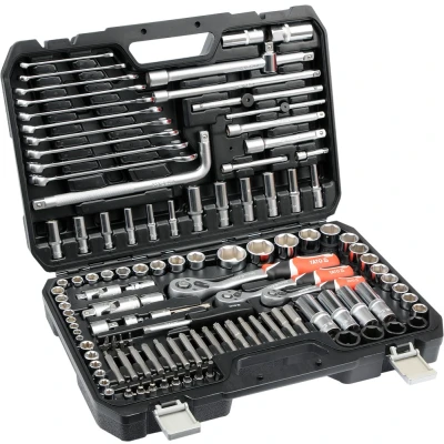 Afbeelding van YATO YT socket 38872 set 1/4 &quot;3/8&quot; en 1/2 128 stuks.