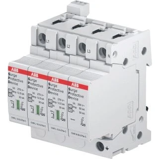 Afbeelding van Abb overspanningsbeveiliging type 1 2 3p n tt tns 12 5 80ka signaal contact max uc 275v beveiliging uitwisselbaar 2ctb815710r0700